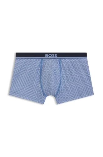 Mönstrade boxershorts i stretchbomull