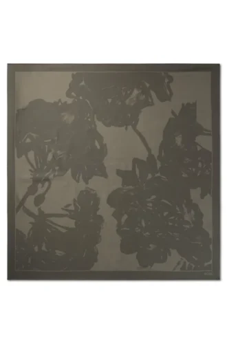 Monogramscarf i silketwill
