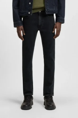 Mörkblå extra slim fit jeans i stretchdenim