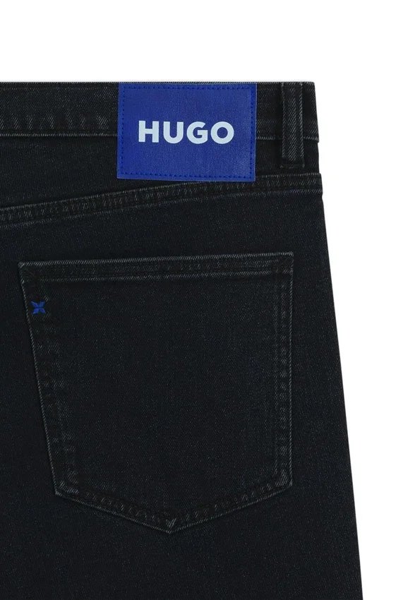 Mörkblå extra slim fit jeans i stretchdenim Mörkblå extra slim fit jeans i stretchdenim