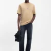 Mörkblå jeans i regular fit i stonewashed denim Mörkblå jeans i regular fit i stonewashed denim