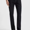 Mörkblå slim fit-jeans i stretchdenim