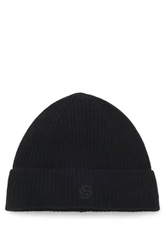 Mössa i ull och kashmir med Double B-monogram