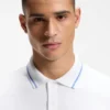 Paddy-polotröja i slim fit i interlockbomull Paddy-polotröja i slim fit i interlockbomull