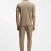 Paddy-polotröja i slim fit i interlockbomull Paddy-polotröja i slim fit i interlockbomull