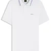 Paddy-polotröja i slim fit i interlockbomull Paddy-polotröja i slim fit i interlockbomull