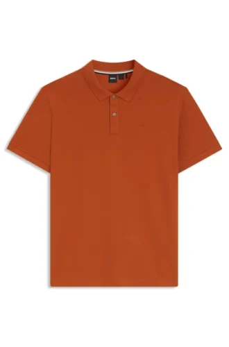 Pallas-polotröja i bomullspiqué med logodetaljer