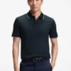 Polo i slim fit i merceriserad bomull Polo i slim fit i merceriserad bomull