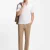 Polo i slim fit i merceriserad bomull Polo i slim fit i merceriserad bomull