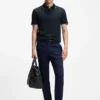 Polo i slim fit i merceriserad bomull Polo i slim fit i merceriserad bomull