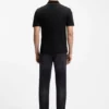 Polo i slim fit i merceriserad bomull Polo i slim fit i merceriserad bomull