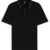 Polo i slim fit i merceriserad bomull Polo i slim fit i merceriserad bomull