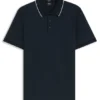 Polo i slim fit i merceriserad bomull Polo i slim fit i merceriserad bomull