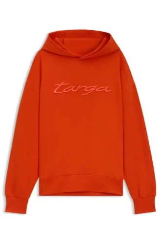 Porsche x BOSS-hoodie med Targa-logotyp