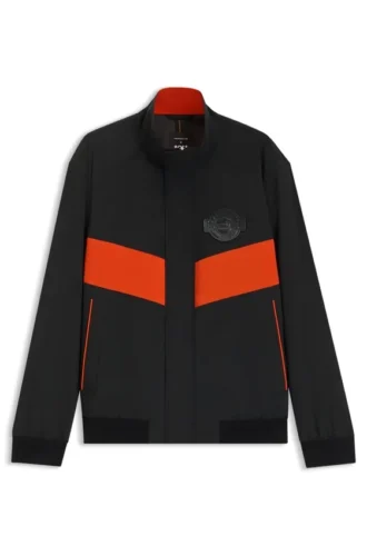 Porsche x BOSS-jacka med kontrastinsatser