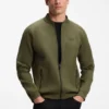Porsche x BOSS-tröja med dragkedja och präglad design Porsche x BOSS-tröja med dragkedja och präglad design
