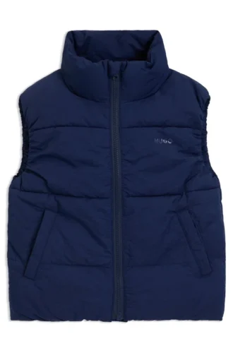 Puffer-väst för barn med logotryck