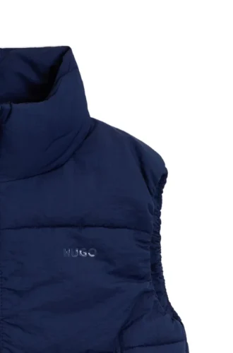 Puffer-väst för barn med logotryck