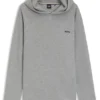 Pyjamas-hoodie i bomullsblandning med våffelstruktur