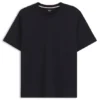 Pyjamas-T-shirt i bomull med tryckt logotyp
