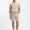 Pyjamas-T-shirt i bomullsblandning med broderat logo