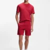 Pyjamas-T-shirt i bomullsblandning med broderat logo
