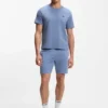 Pyjamas-T-shirt i bomullsblandning med broderat logo