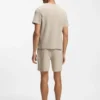 Pyjamas-T-shirt i bomullsblandning med broderat logo
