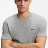 Pyjamas-T-shirt i bomullsblandning med broderat logo