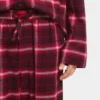 Pyjamasbyxor med logotyp i midjan i rutig bomull