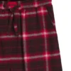 Pyjamasbyxor med logotyp i midjan i rutig bomull