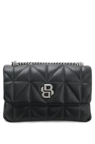 Quiltad axelväska med Double B-monogram