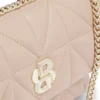Quiltad axelväska med Double B-monogram