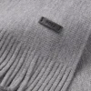 Raschelstickad halsduk i nyull