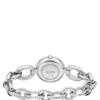 Ringarmbandsur i silverfärgat stål