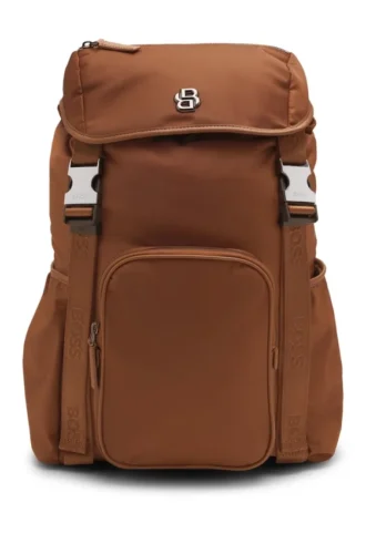 Ryggsäck i twill med Double B-monogram