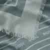 Scarf med logotryck i voile