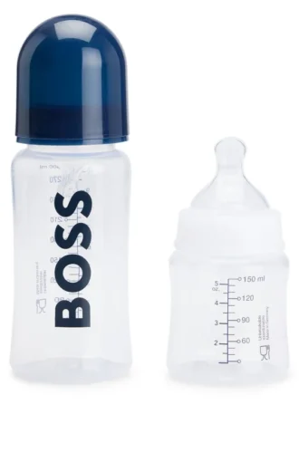 Set med två BPA-fria nappflaskor i presentförpackning