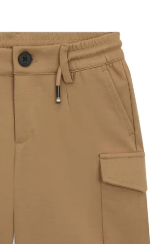 Shorts för barn med dragsko i midjan i stretchtyg
