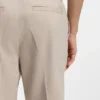 Shorts i linneblandning med modern passform