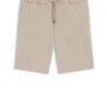 Shorts i linneblandning med modern passform