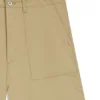 Shorts i merceriserad bomullscanvas Shorts i merceriserad bomullscanvas