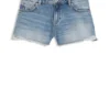 Shorts i normal passform i blå denim