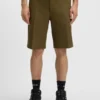 Shorts i normal passform i merceriserad stretchbomull Shorts i normal passform i merceriserad stretchbomull