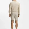 Shorts i stretchbomull med modern passform Shorts i stretchbomull med modern passform