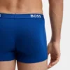 Shorts i stretchbomull med upprepade logotyper