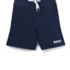 Shorts med logotryck i bomullsblandning