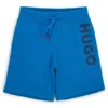 Shorts med logotryck i bomullsblandning