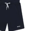 Shorts med logotryck i bomullsblandning Shorts med logotryck i bomullsblandning