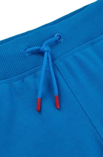 Shorts med logotryck i bomullsblandning